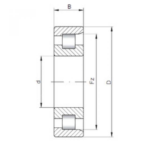 Rodamiento NF3092 ISO #1 image