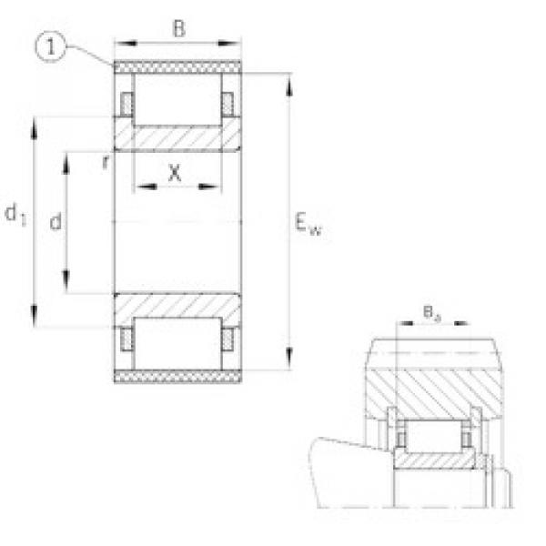 Rodamiento RN2205-E-MPBX FAG #1 image