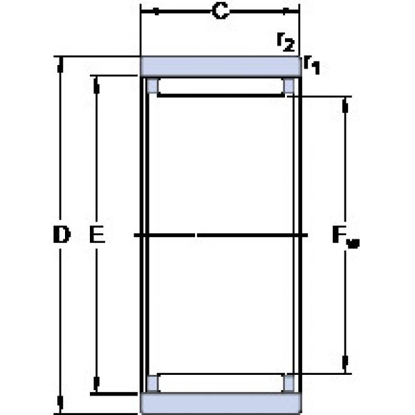 Rodamiento RNAO 70x90x30 SKF #1 image