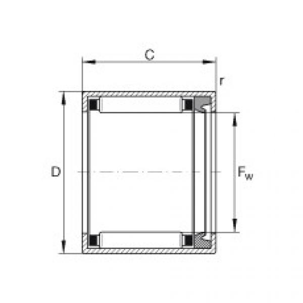 Rodamiento HK1514-RS INA #1 image