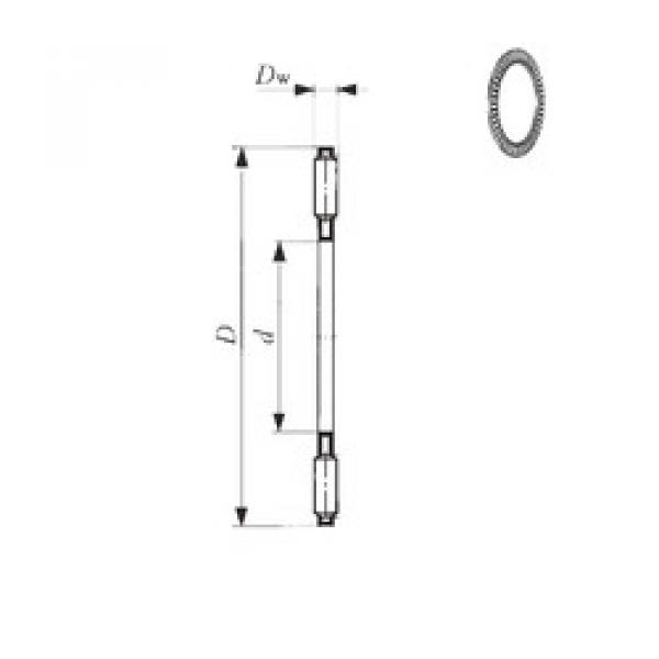 Rodamiento NTB 100135 IKO #1 image