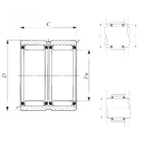 Rodamiento RNAFW 506240 IKO #1 image