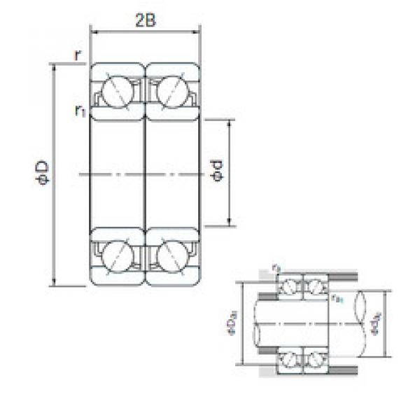 Rodamiento 7322DF NACHI #1 image