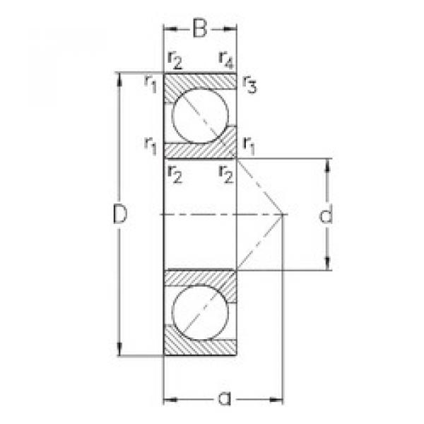 Rodamiento 7210-BE-MP NKE #1 image