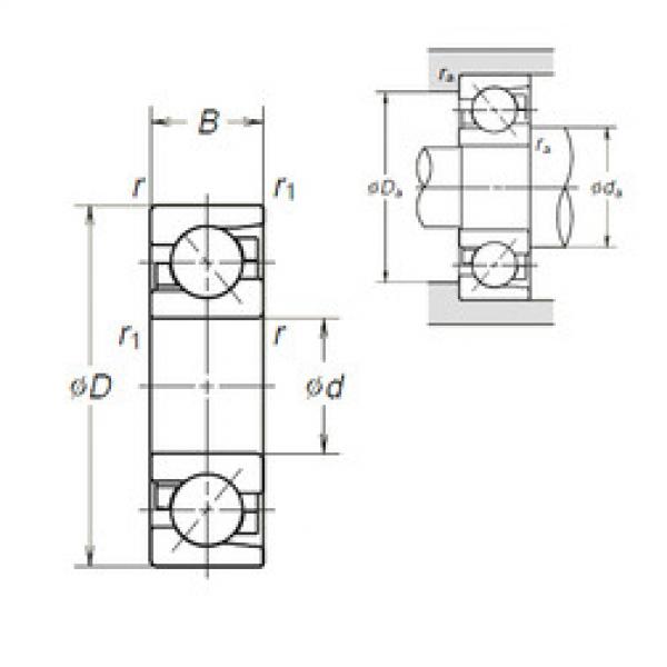 Rodamiento 7206BEA NSK #1 image