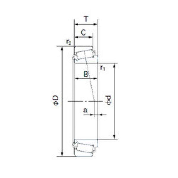 Rodamiento M12649/M12610 NACHI #1 image