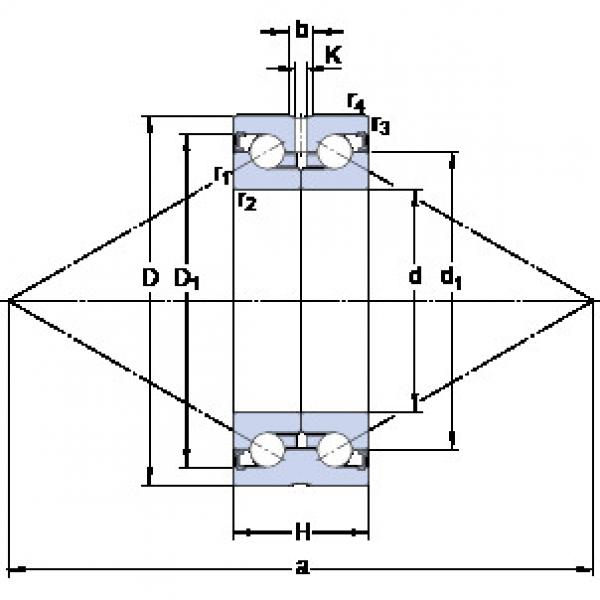 Rodamiento BEAS 030062-2RZ SKF #1 image