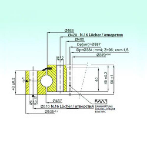 Rodamiento ZB1.20.0465.200-1RPTN ISB #1 image