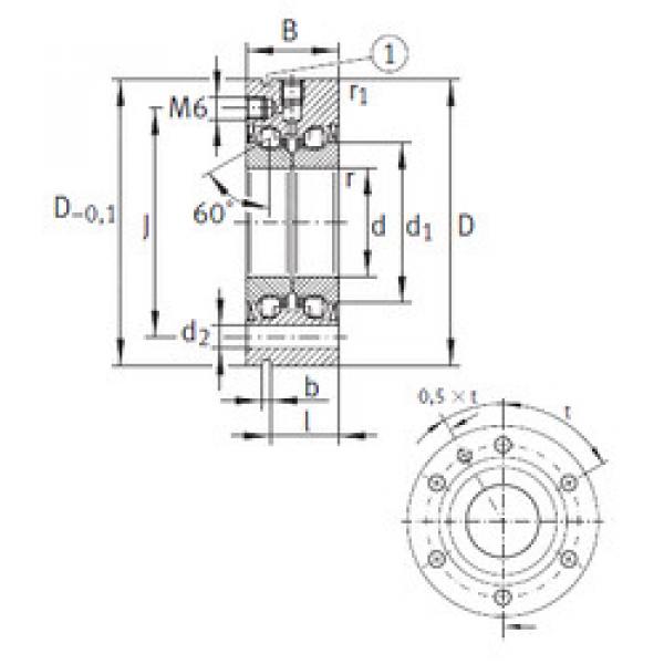 Rodamiento ZKLF1560-2Z INA #1 image