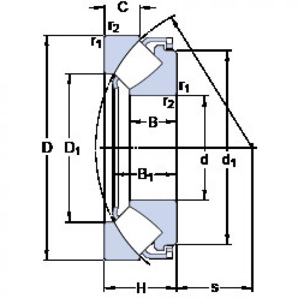 Rodamiento 29468 E SKF #1 image