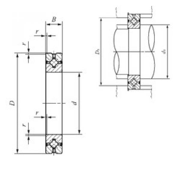 Rodamiento CRBH 20025 A UU IKO #1 image