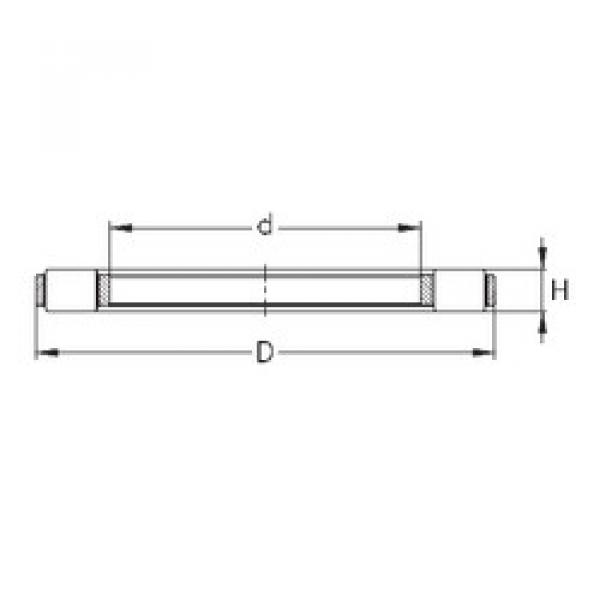 Rodamiento K 81117-TVPB NKE #1 image