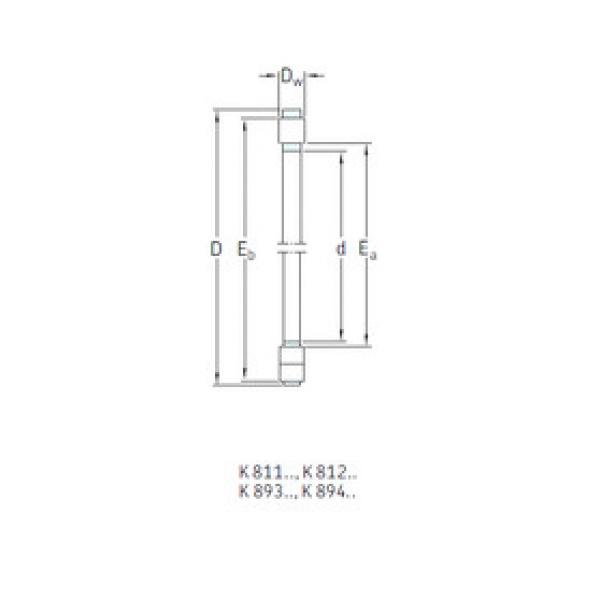 Rodamiento K81122TN SKF #1 image