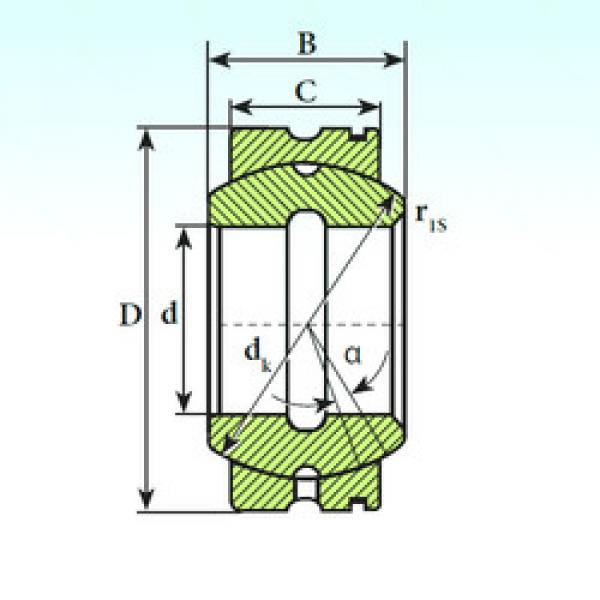 Rodamiento GE 20 XS K ISB #1 image