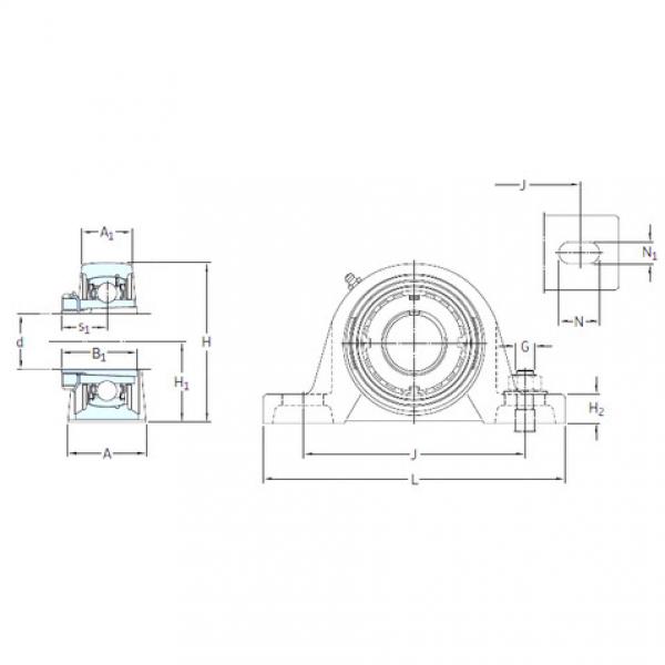 Rodamiento SYJ 55 KF+H 2311 SKF #1 image