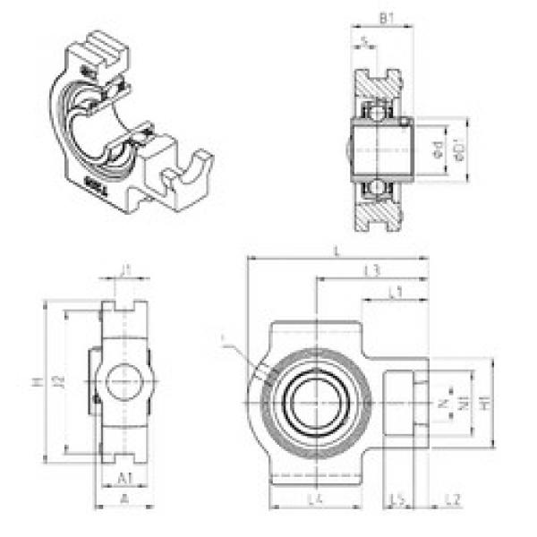 Rodamiento UCT204 SNR #1 image