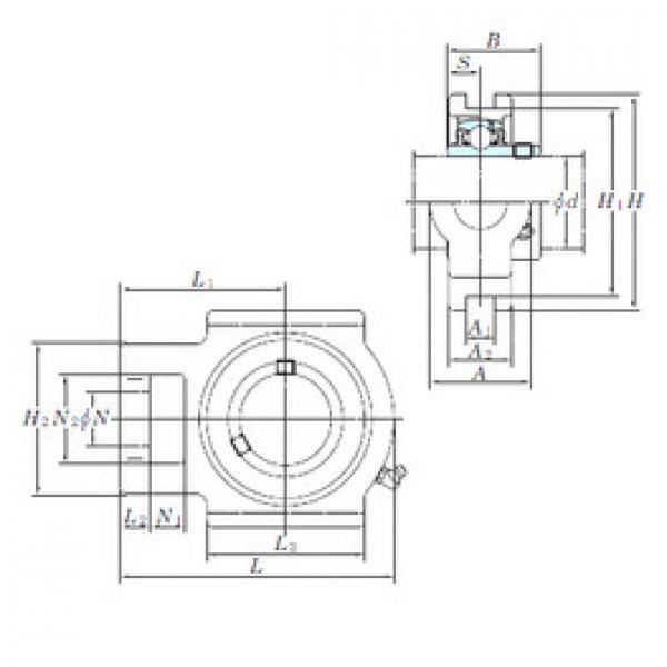 Rodamiento UCT214E KOYO #1 image