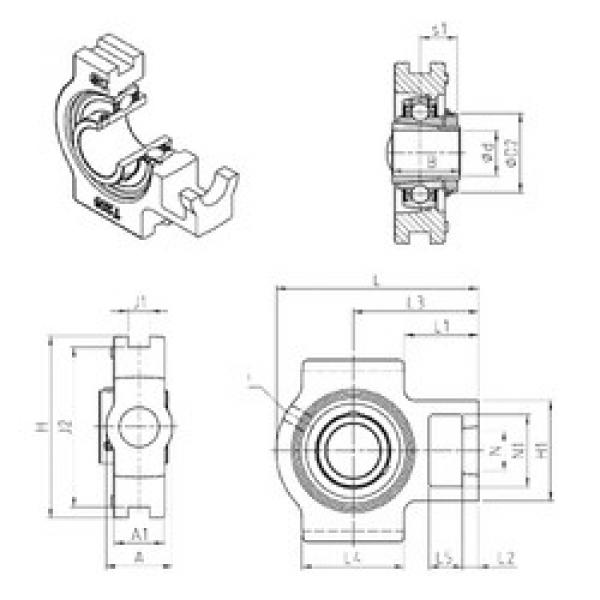 Rodamiento UKT210H SNR #1 image