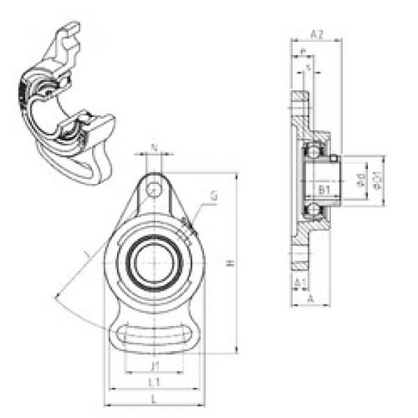 Rodamiento USFA212 SNR #1 image