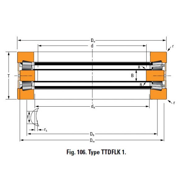 Bearing T770DW Thrust Race Double #4 image