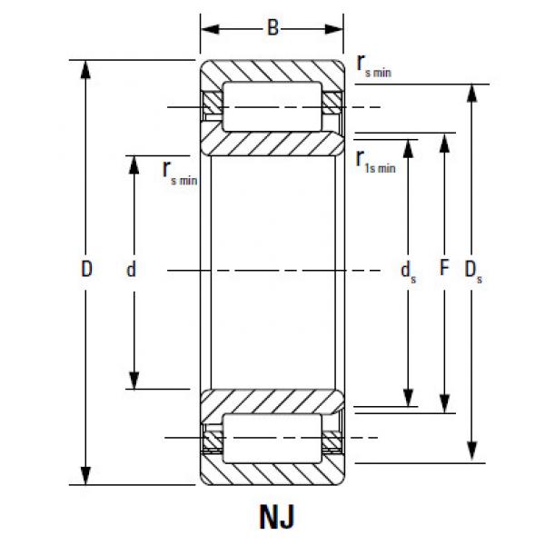 Bearing NU3188EMA #1 image